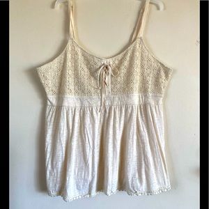 Torrid cream colored top